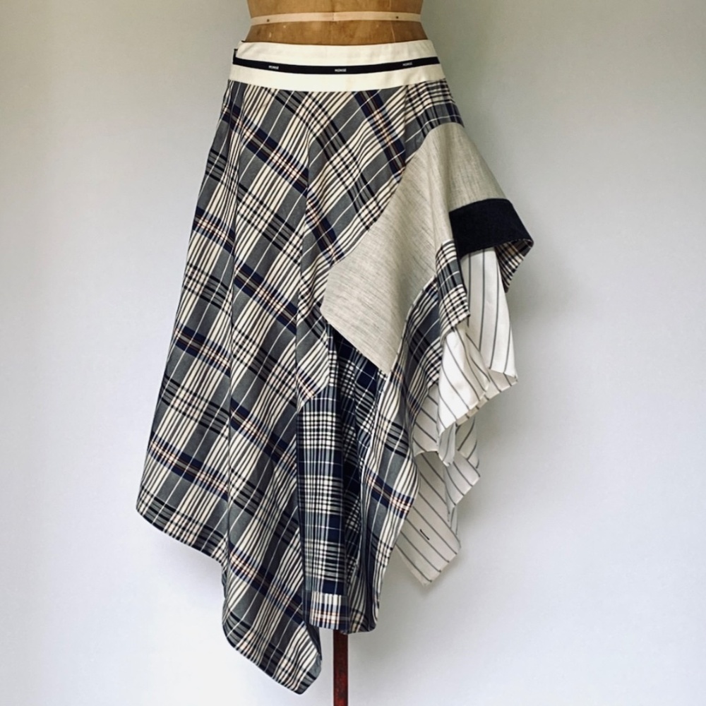 Monse Draped Plaid Jacket Skirt NWT US4 - Picture 16 of 16
